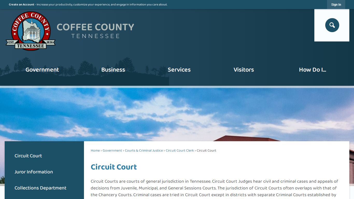 Circuit Court | Coffee County, TN